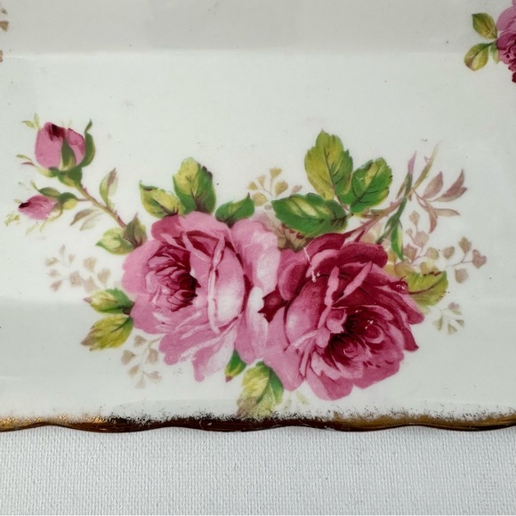 Vintage Royal Albert Serving Plate - American Beauty - Picture 4 of 7